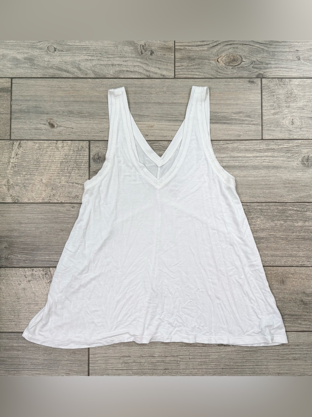 Abercrombie & Fitch Soft & Sexy White Tank